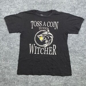 The Witcher Toss A Coin To Your Witcher Black T-Shirt Mens Medium Hot Topic